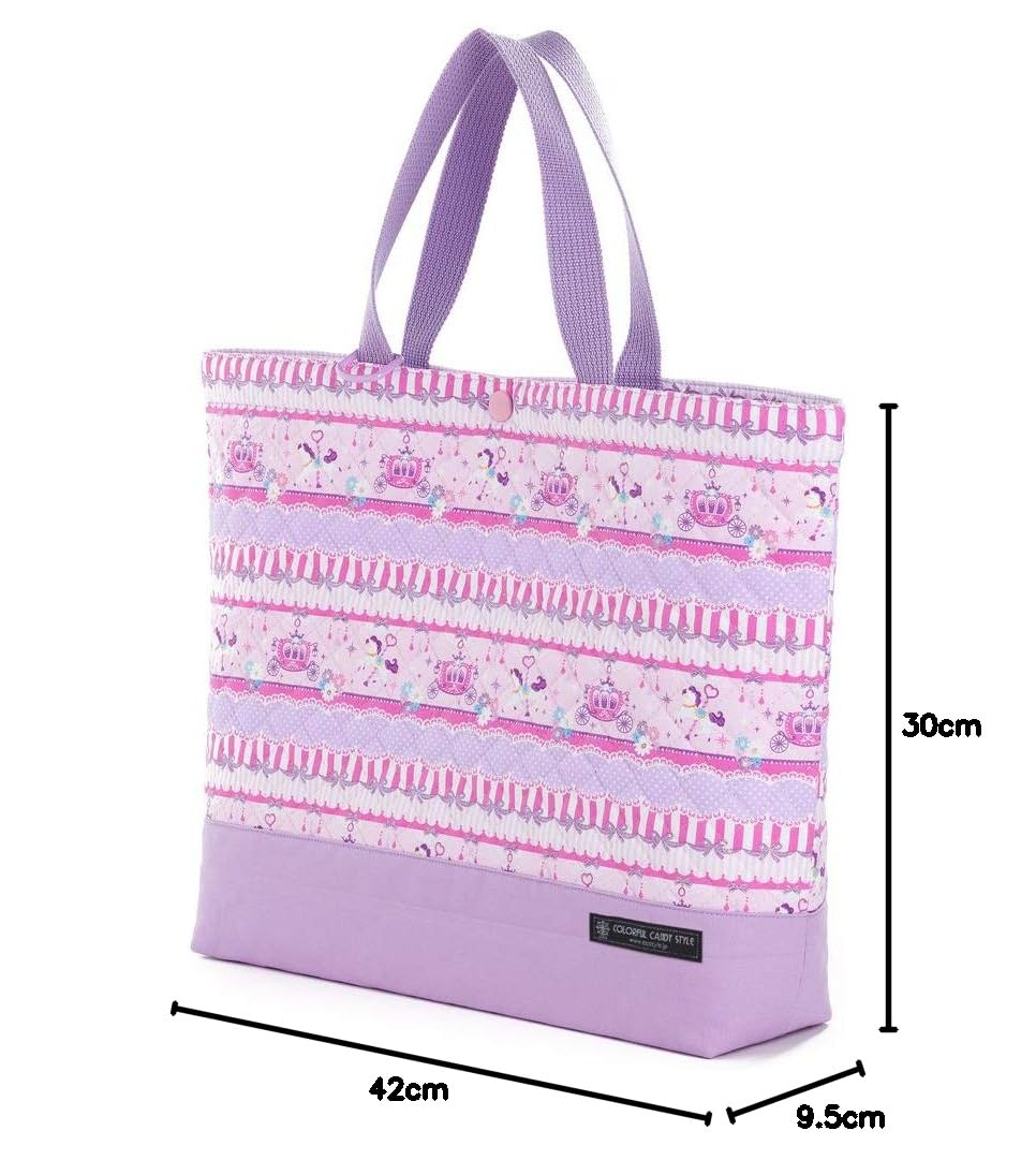 Amazon.co.jp: COLORFUL CANDY STYLE レッスンバッグ 女の子 マチ付き 