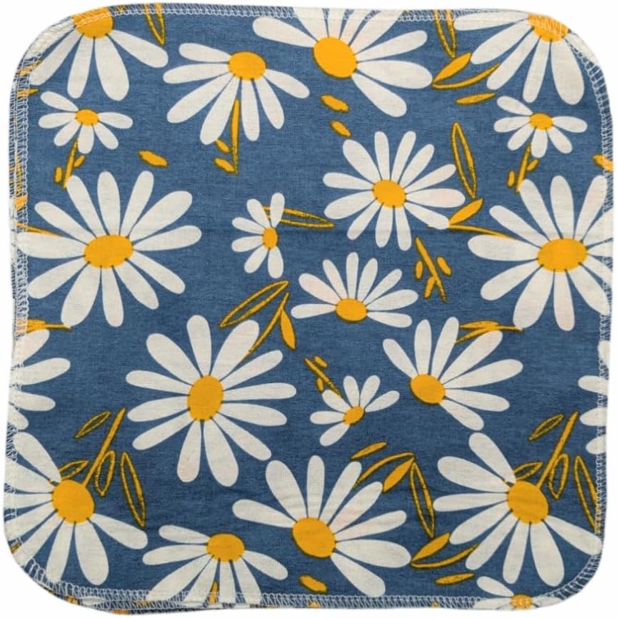 Creations by Terra - Reusable Paper Towels Washable Roll - Cloth Paper Towel Replacement - Zero Waste - 12pk (Reusable Towel) (Dragonfly Navy)