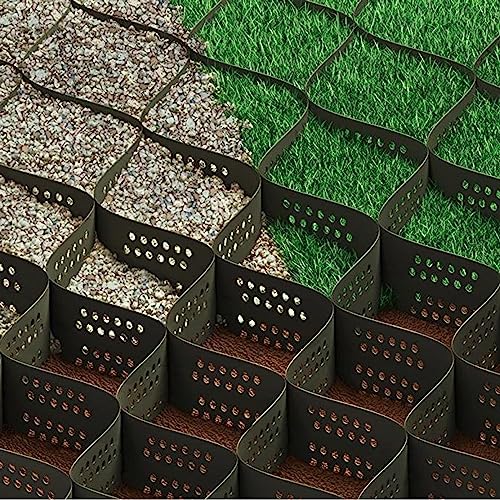 Grilles de stabilisation de gravier base noire pour sol extérieur carrossable
