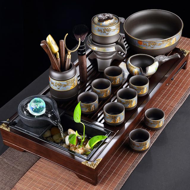 umsl Set da tè cinese di lusso Teiera Kung Fu Zisha Infusori Cucina Puer Teiera E Tazza Set Completo Gaiwan Regalo Strumenti Tetera Teaware