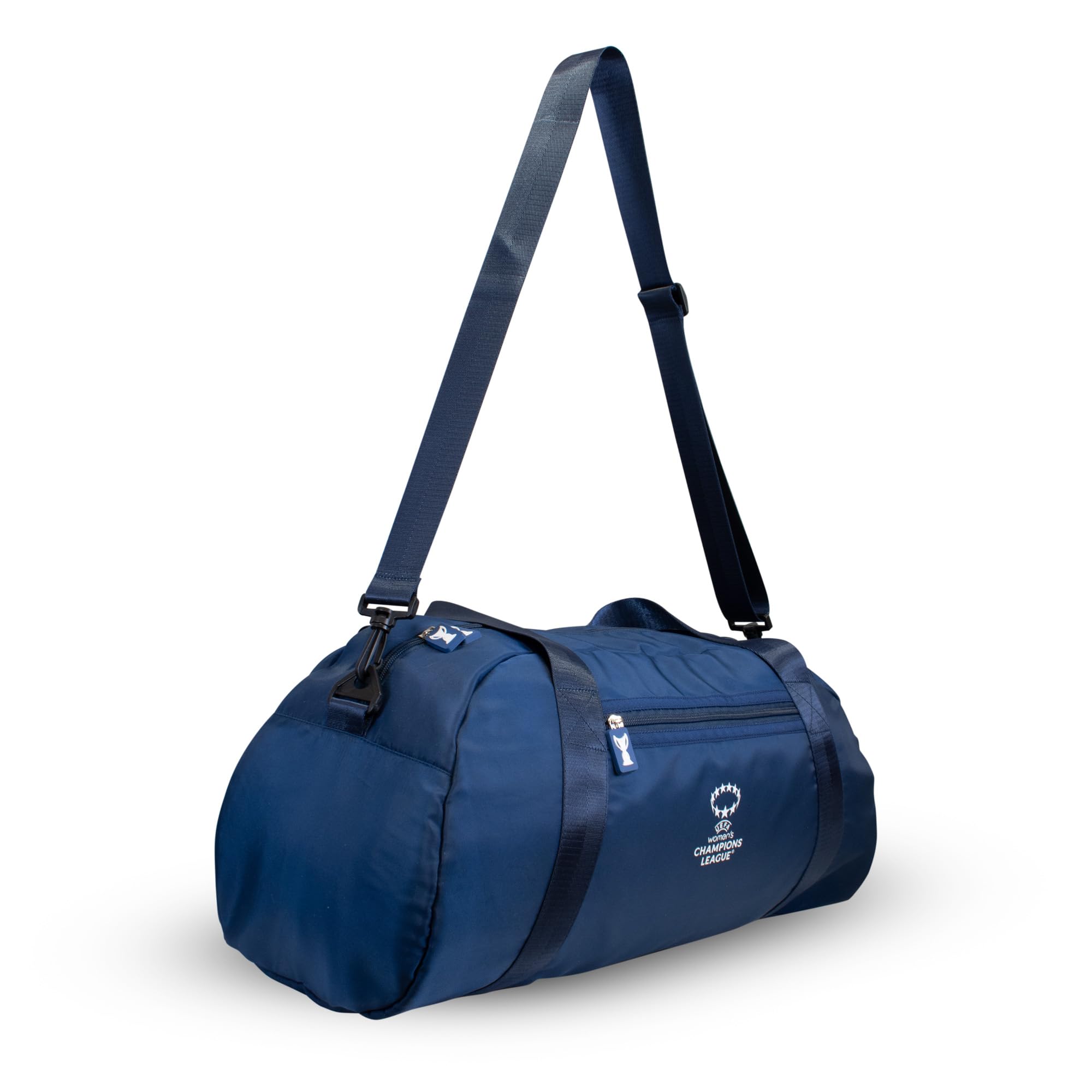UEFA Bolsa de deporte unisex de la Champions League para mujer, color azul, Blue