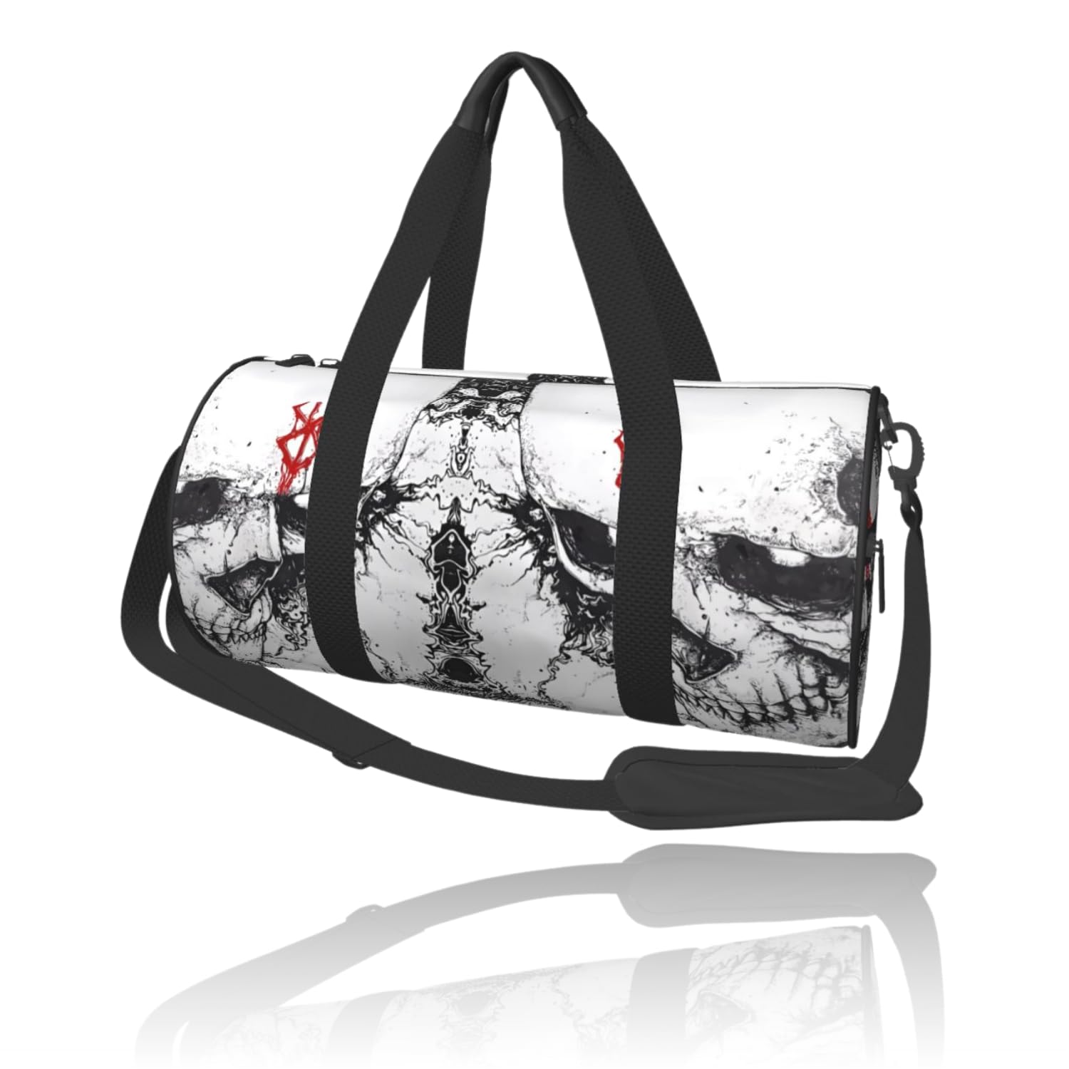 Anime Gym Bag for Women Men - Large Capacity Waterproof Workout Fitness Travel Sports Bags Fashion Street Camping Weekender Expandable Carry On Duffle