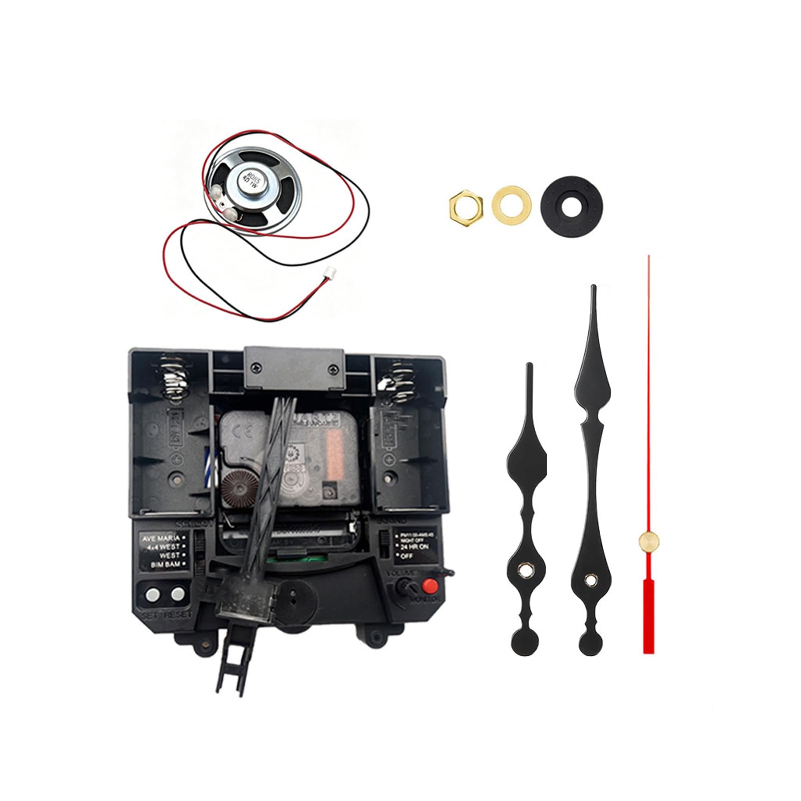 ZEPFJHE Pendulum Clock Movement Swing Wall Clock Motor Mechanism Repair for Swinging Wall Repair Parts