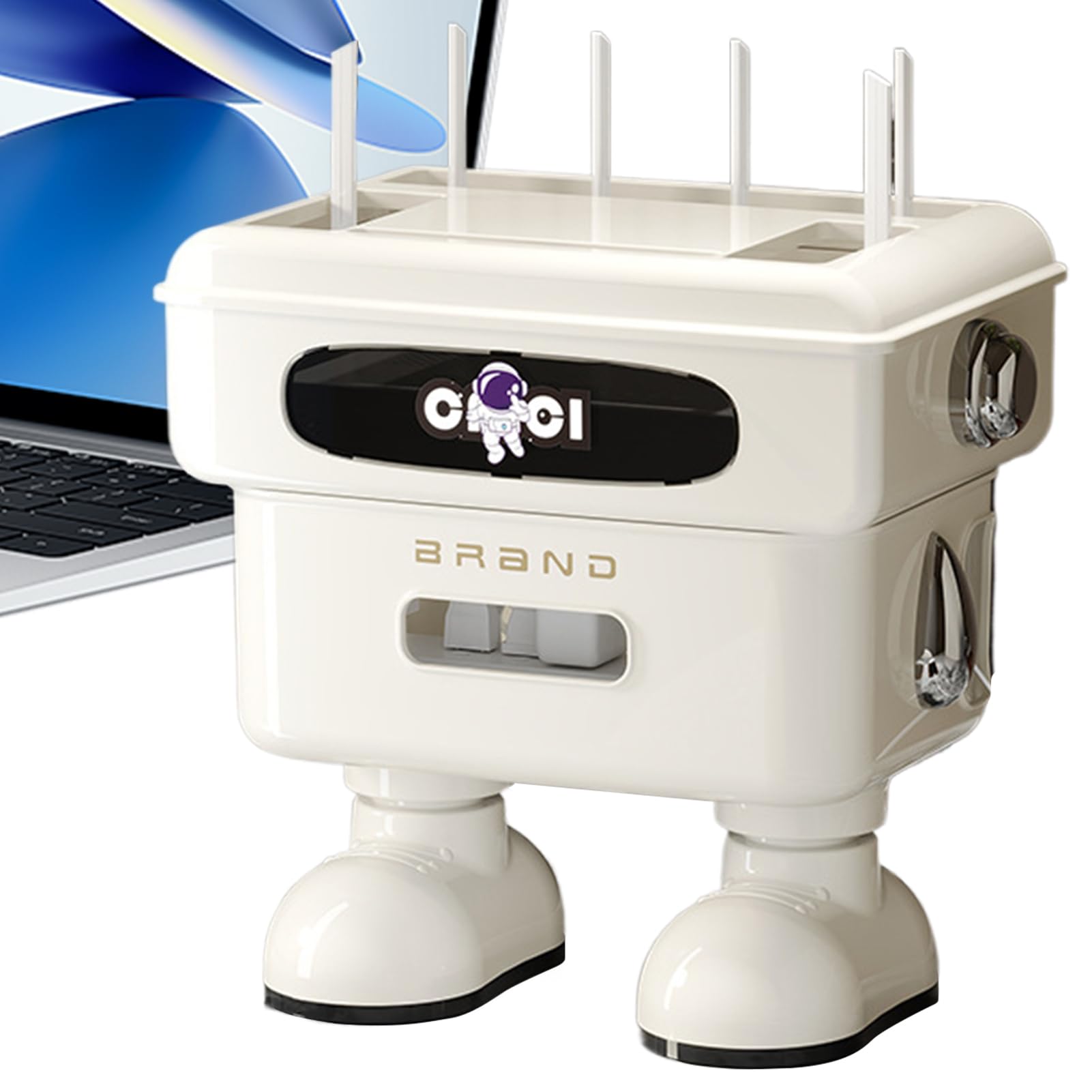 Boîtier pour Routeur Wi-FI Support de Bureau Robot