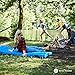 WISE MOOSE Sleeping Pad - 4.5 Inch Thick Camping Mattress, Ultralight Camping Pad, Inflatable Tent Mat for Backpacking, Hiking - Inflating Bag and Repair Kit Included