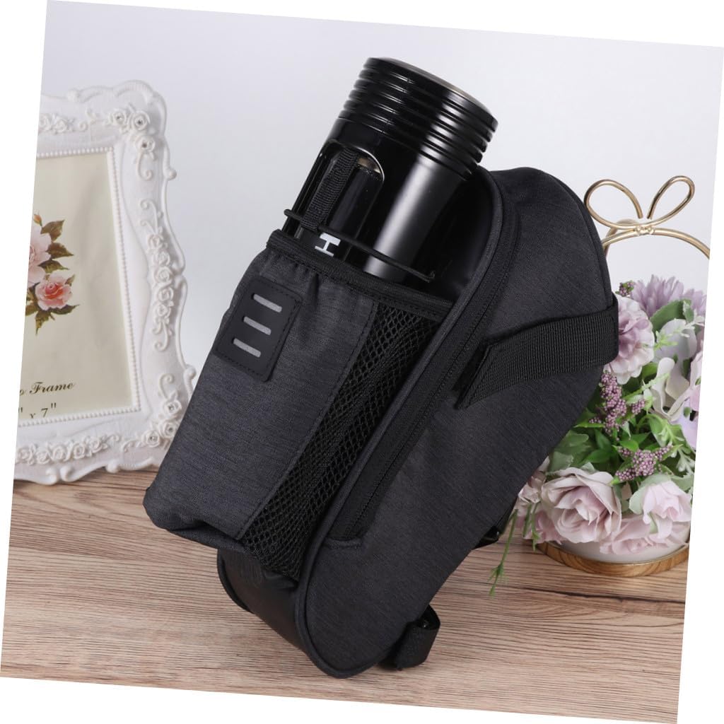 Bicycle Rack for Back of Bike Tail Light Compatible Easy to Clean Large Storage Bag