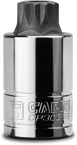 Miniatura 5 de Capri Tools Stubby XZN - Llave de vaso triple cuadrado