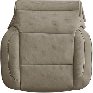 Driver or Passenger Side Bottom Replacement PERF Leather Seat Cover Compatible with Chevy Silverado GMC Sierra 1500 2500HD 3500HD 2015, 2016, 2017, 2018 & 2019