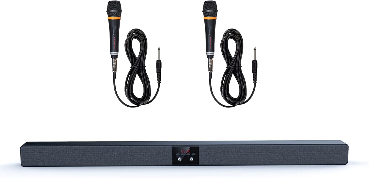 MediaCom MCI SB01 Soundbar with two wired microphones