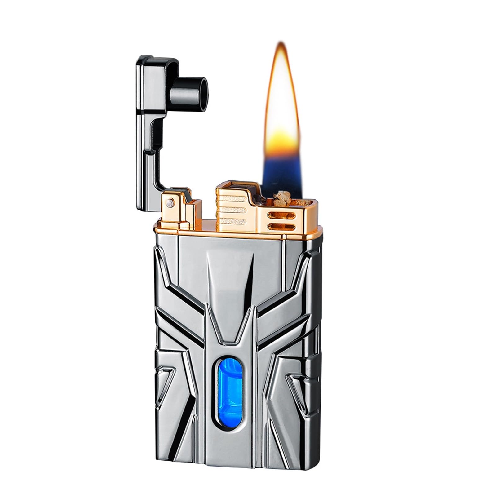 Briquet intelligent au kérosène réutilisable pour ne jamais manquer de flamme