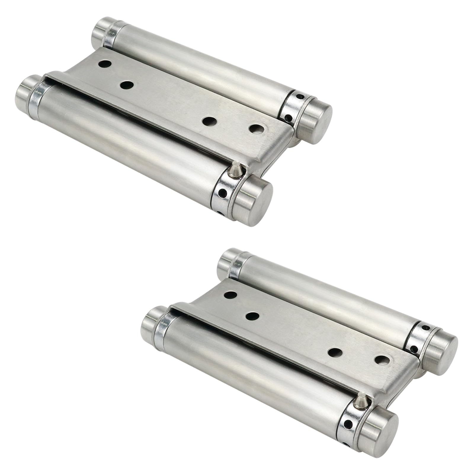 Charnière à ressort robuste en acier inox avec fermeture automatique double action 4"