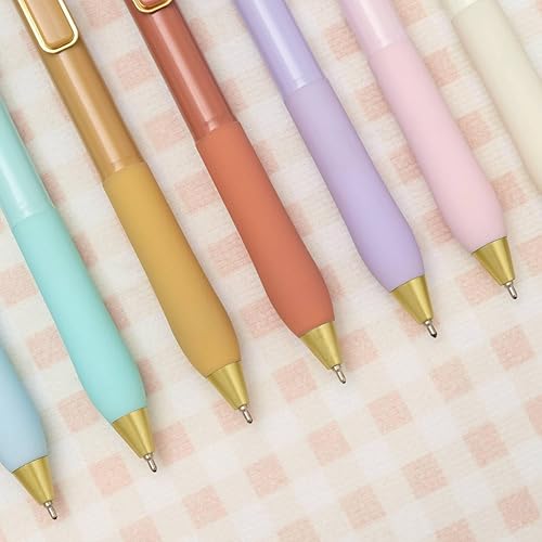 Miniatura 5 de Linbsunne - Bolígrafos de bola de tinta negra 1.0mm de punta media con agarre súper suave (12 unidades)