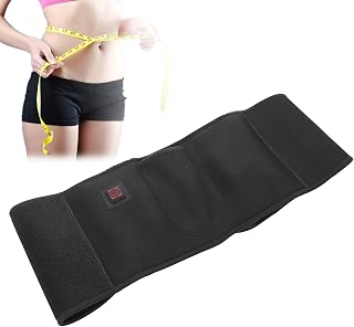Electric Slimming Machine, Waist Slimming Massager, Toning Vibration Abdominal Trainer Body Slimming Belt USB Charging Adjustable Weight Loss Body Shaping Belt