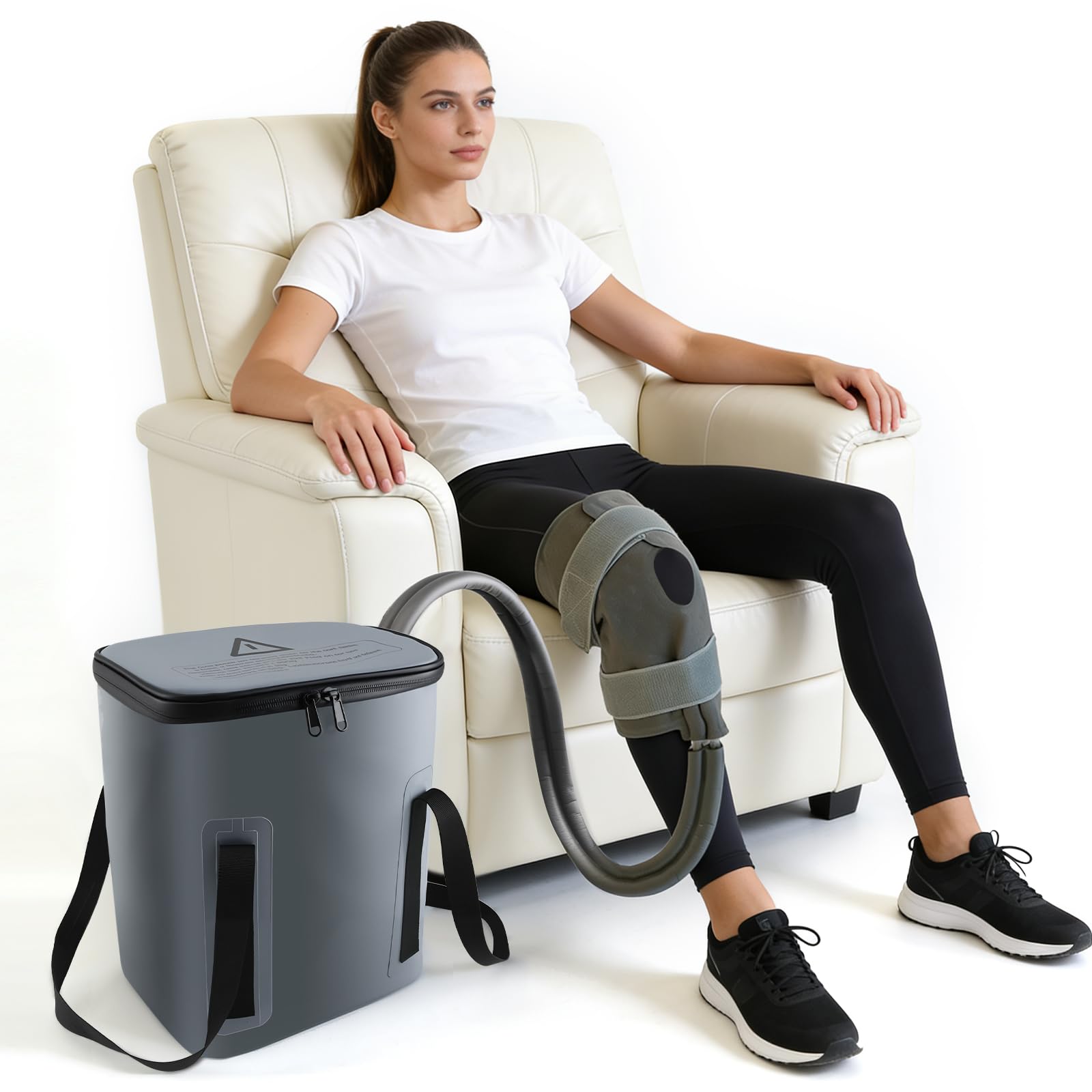 Photo 1 of ***BAG ONLY*** Ice Machine for Knee After Surgery - Cold Therapy Machine for Knee Replacement Post Surgery - 19Qt Bucket with Quiet Pump for Recovery & Comfort