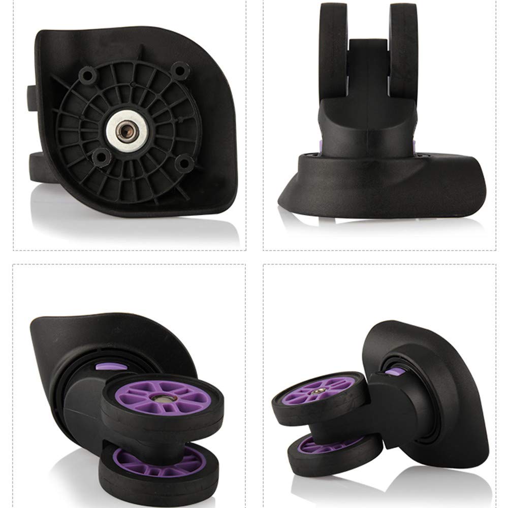 Removable (DL-W135#) Mute Connected Spinner Wheels for Replacement Luggage Wheels Wear Silent Draw bar Box DIY (4 pcs/Set)