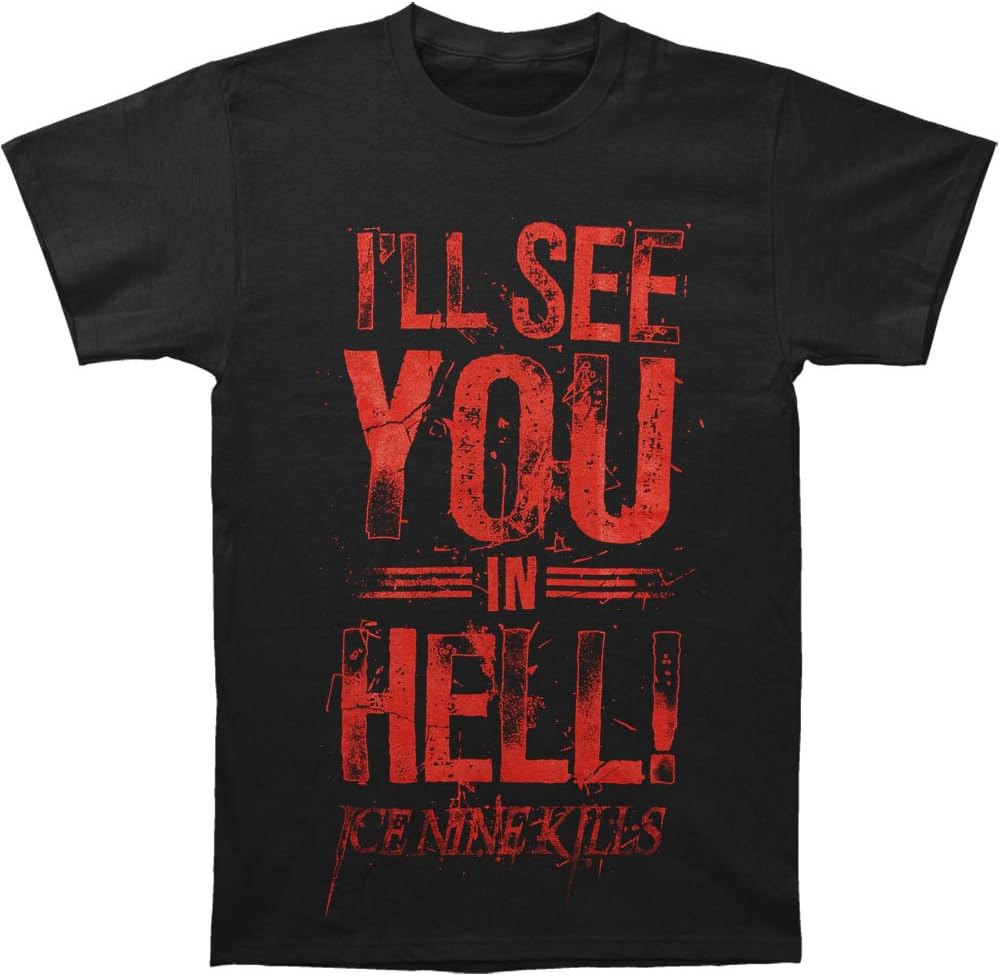 Ice Nine Kills Men's See You In Hell T-shirt Medium Black