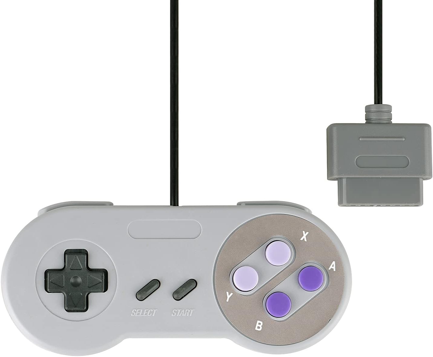 AreMe Replacement Accessories Bundle Compatible with SNES, AC Power Supply Adapter, AV Cable, Wired Controller and Extension Cable for Super SNES System : Video Games