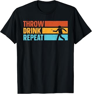 Throw - Drink - Repeat Design for a Washer pitching champion T-Shirt