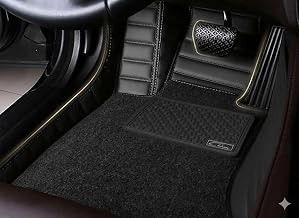 KA10 10D Car Floor Mats for BMW X1 New (2023-2025)| Custom Fitted | Premium PU Leather | 100% Waterproof, Zero-Dust, Shield Your Car Floor | Full Set with Grass | (Full Black)