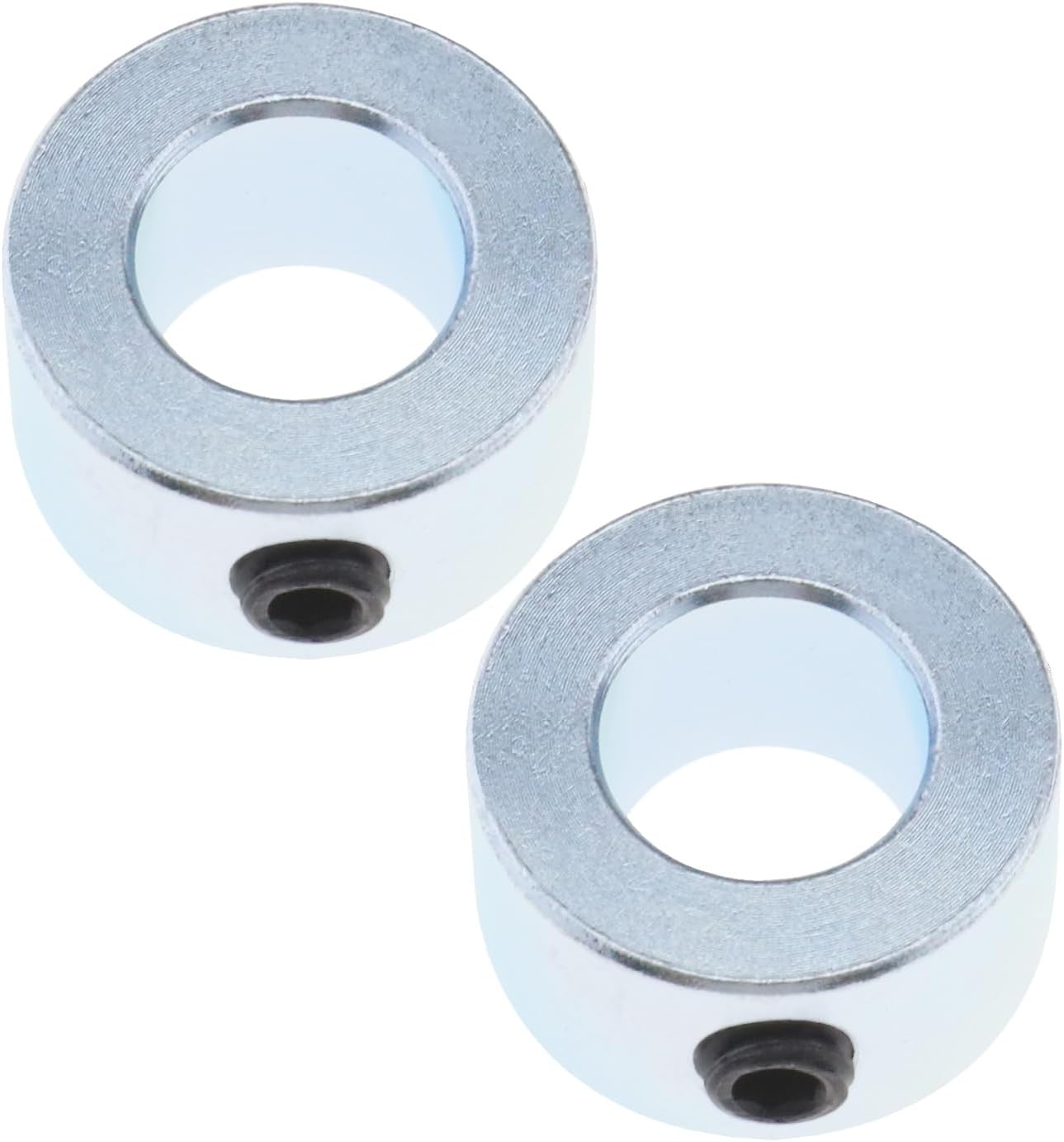 2Pcs Gate Security Locking Collars Gate Security Hinge Pin with M6 Socket Head Cap Screws Door Accessories for Wooden Doors Steel Doors 16mm