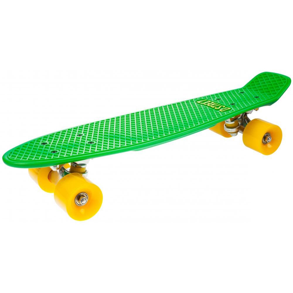 D Street V2 polypropolene Keely Vert/Jaune Complete cruiser 57,1 cm