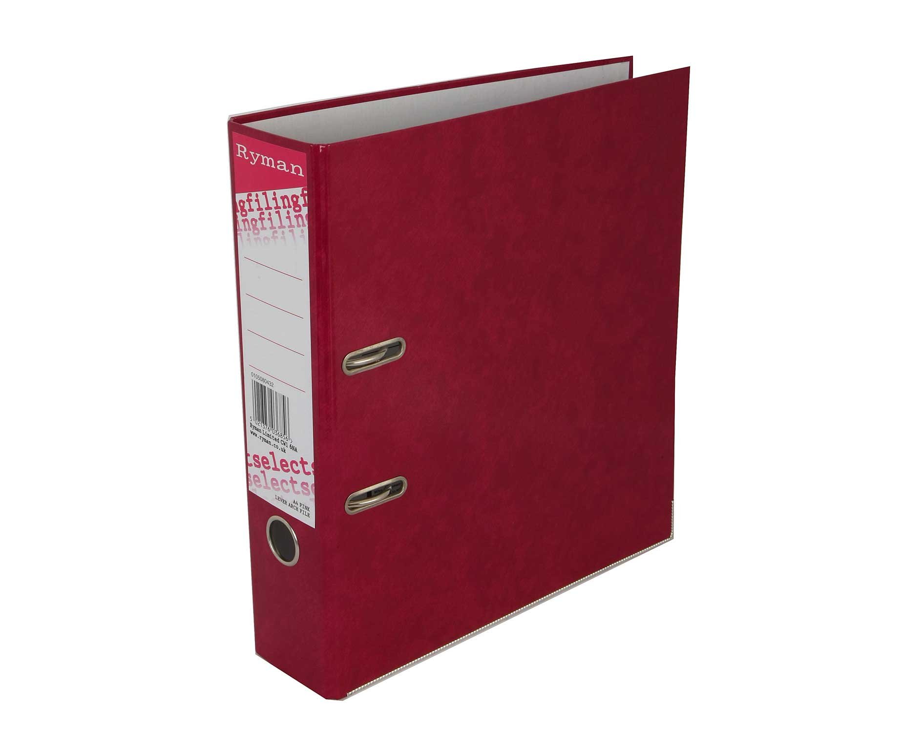 Ryman Select Lever Arch Files A4 Pack of 10 Charcoal