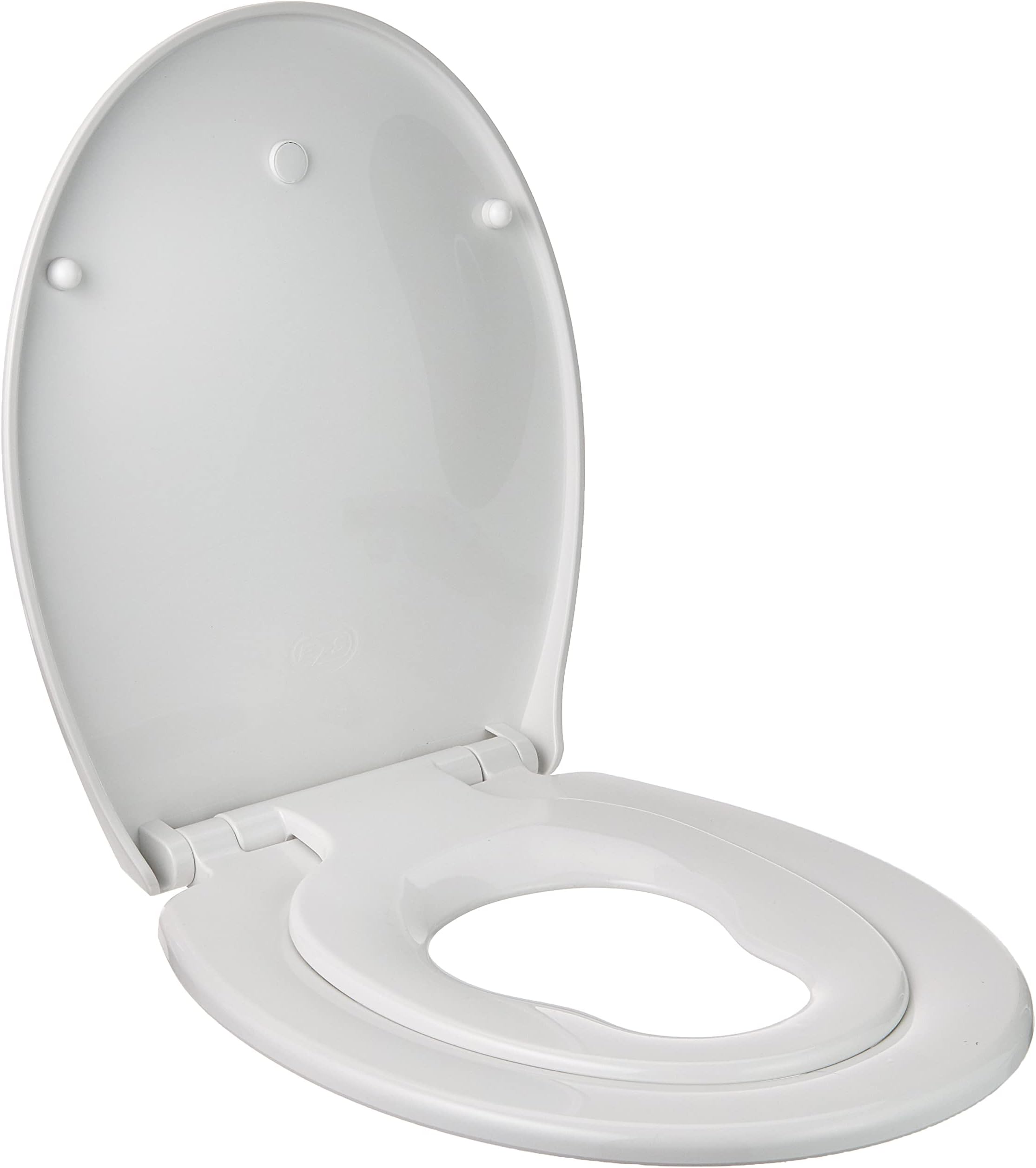 Euroshower MultiSeat lid Adults with Integrated Child Function, Attachment from The top, Toilet seat Children, White-Soft-Close Mechanism Removable for Cleaning, Passend auf alle handelsüblichen WCs