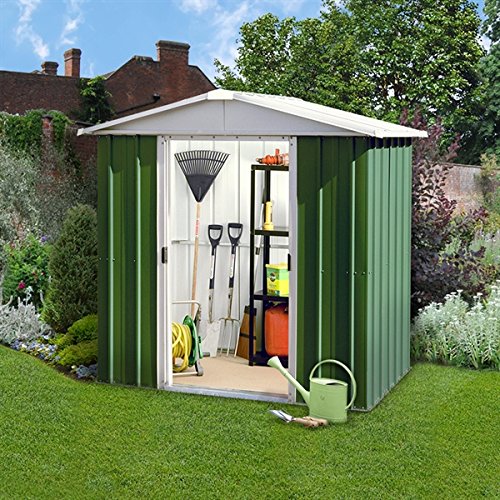 Yardmaster 6'8 x 6'6' Green Metal Shed 66GEYZ (2.02x1.97m
