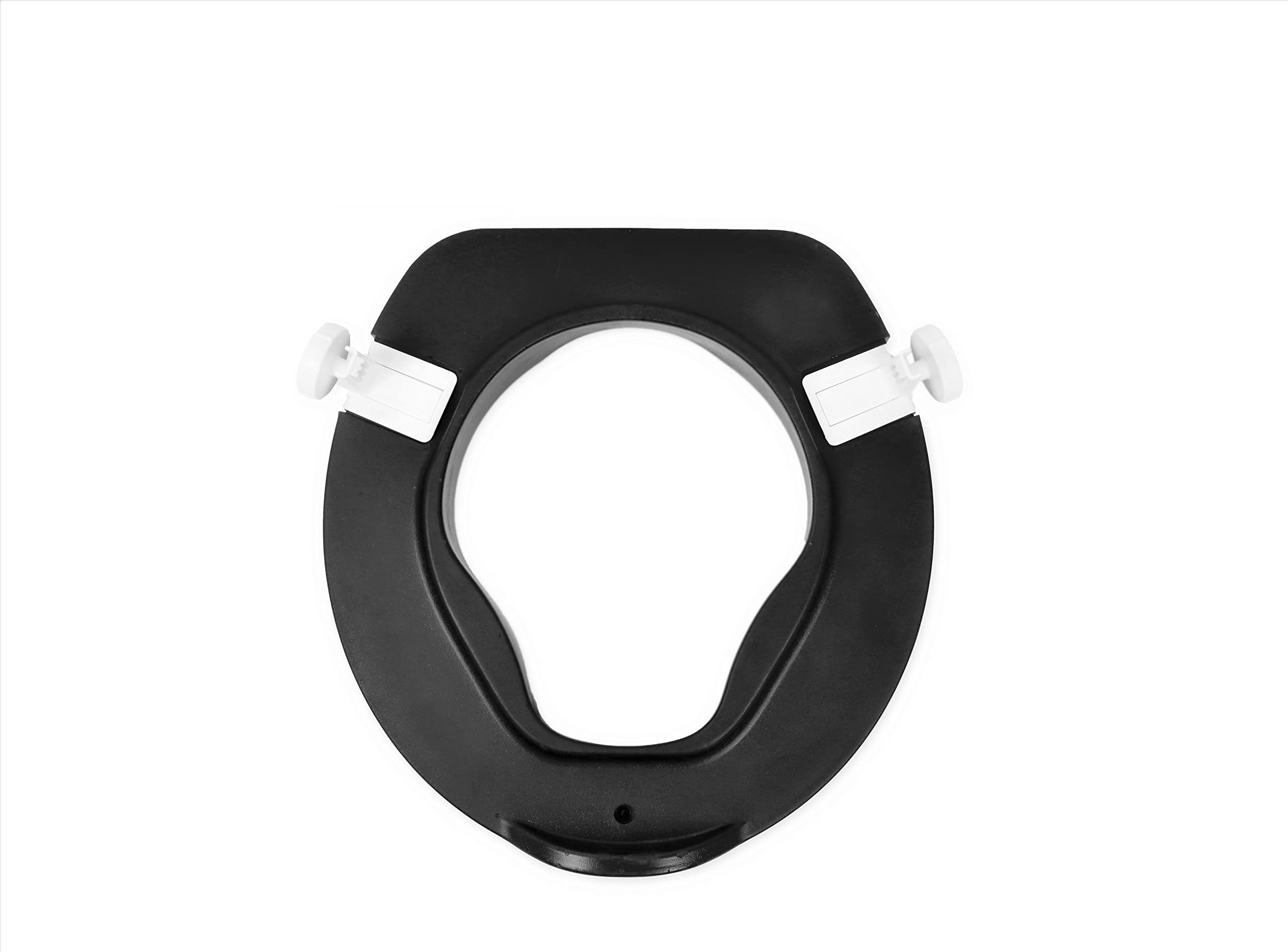 KMINA Raised Toilet Seat with Lid (4 inch, Soft), Toilet Seat Raiser