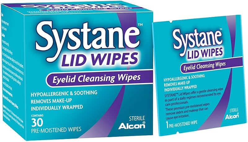 Lid Wipes, 30 Count