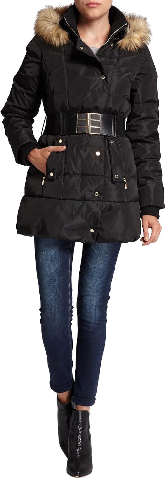 Morgan GCACH Impermeable, Negro, 38 para Mujer: Amazon.es: Ropa