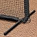 FORTRESS 7’ x 7’ L-Screen Frame & Net [Nimitz Edition] - Premium Protection for Pitchers & Coaches - Baseball Protector Screen