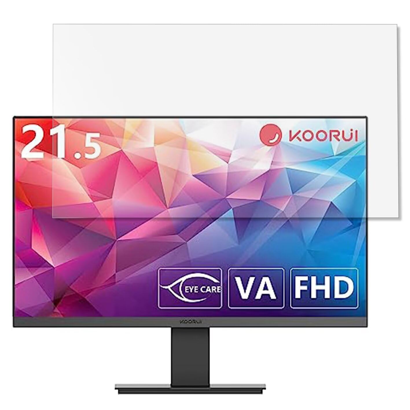 Amazon.co.jp: KOORUI 22N1 21.5インチ 16:9 対応 フィルム 超透明 
