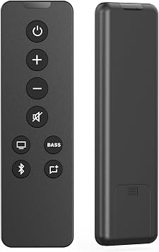 New Remote Control for Bose Solo 5 10 15 Series II for Bose TV Speaker/ 732522-1110 418775 431974 845194 838309-1100 TV Soundbar Sound System with CR2032 Battery Inside