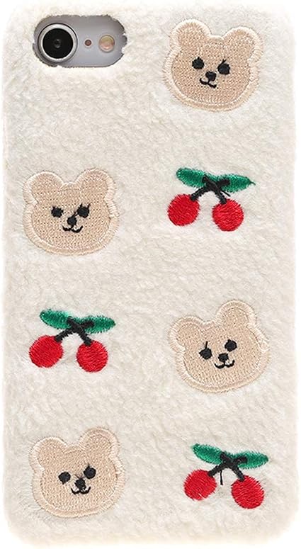 Amazon Co Jp Onlyou Iphoneケース 携帯ケース スマホケース クマ さくらんぼもこもこ Tpu カバー シンプル 韓国 大人 可愛い お洒落 7 8 Se2 X Xs Xr 11 11pro 11promax 12 12mini 12pro 12promax 家電 カメラ