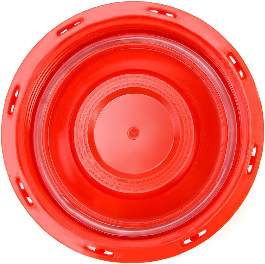 QWORK IBC Tote Lid Cover, 6.5" IBC Tank Water Liquid Tank Cap for Chemical, Food, Industries Storage, 4 Pack