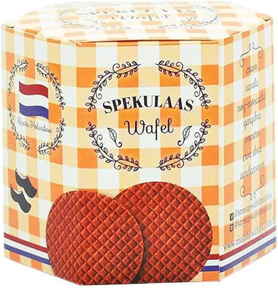 SPEKULAAS WAFEL MOINHO WAFERS 135G HOLANDES 10 UNIDADES