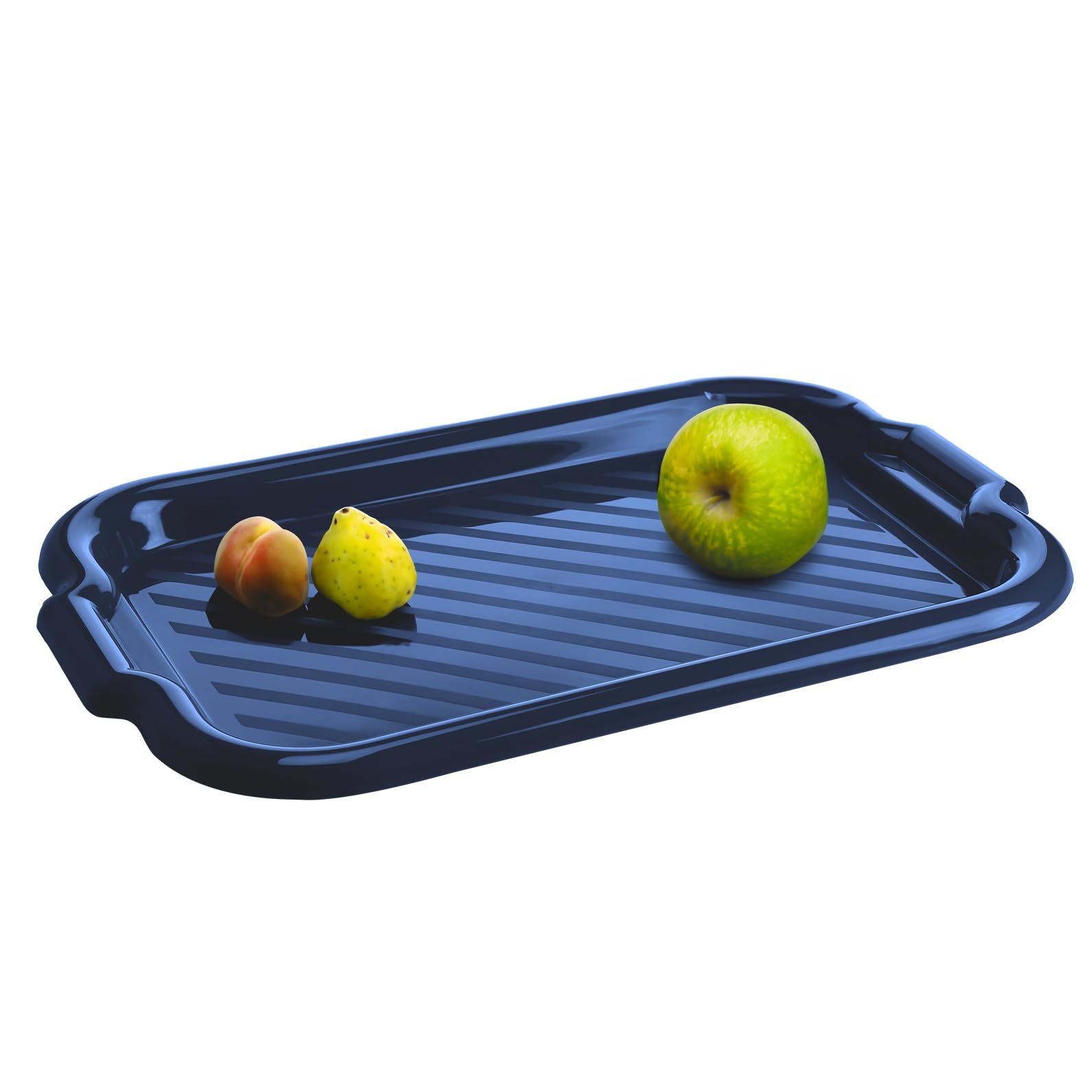 Plateau De Service Rectangulaire Molly 45x32 Cm - Plastique Antidérapant, Finition élégante, Idéal Pour Apéro Ou Repas