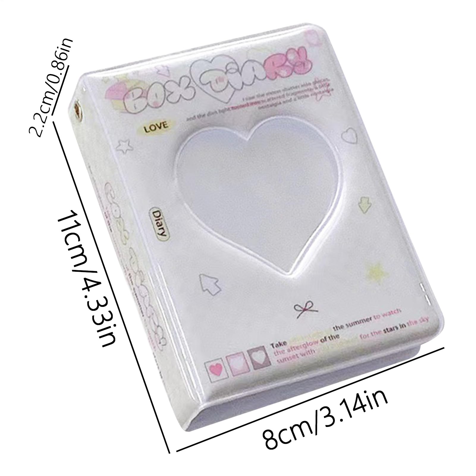 Raccoglitore per Photocard –Realizzato in PVC Album Portafoto a Tasche Trasparenti | Collezione Idoli K-Pop | Porta Card Tascabile per Fan e Collezionisti