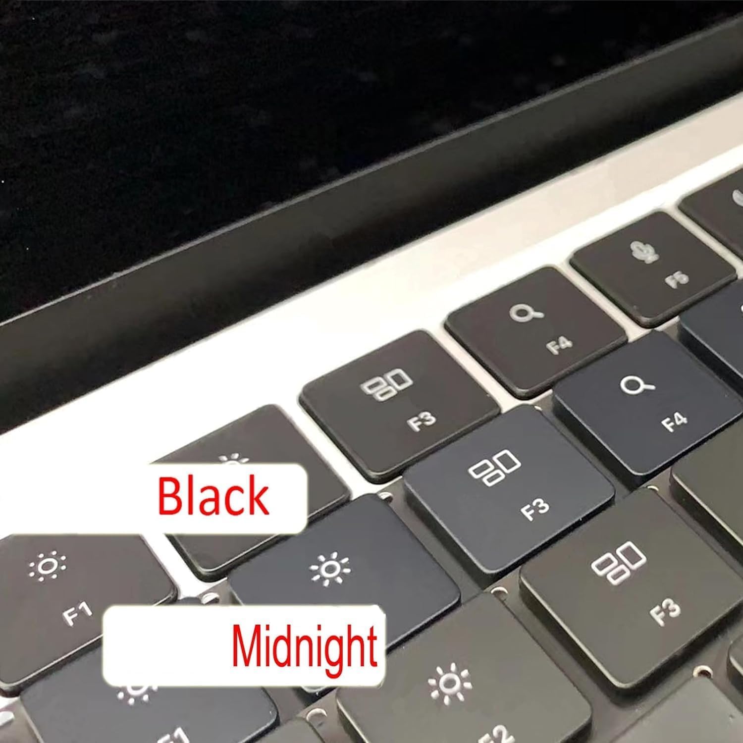 Teclas de repuesto para MacBook Air y Pro/Max (M4 M5) 13 pulgadas, 14 pulgadas, 15 pulgadas, 16 pulgadas, A3240, A3241, A3448, A3449, A3434, A3428, A3429 (2025-2026), año (medianoche, español)