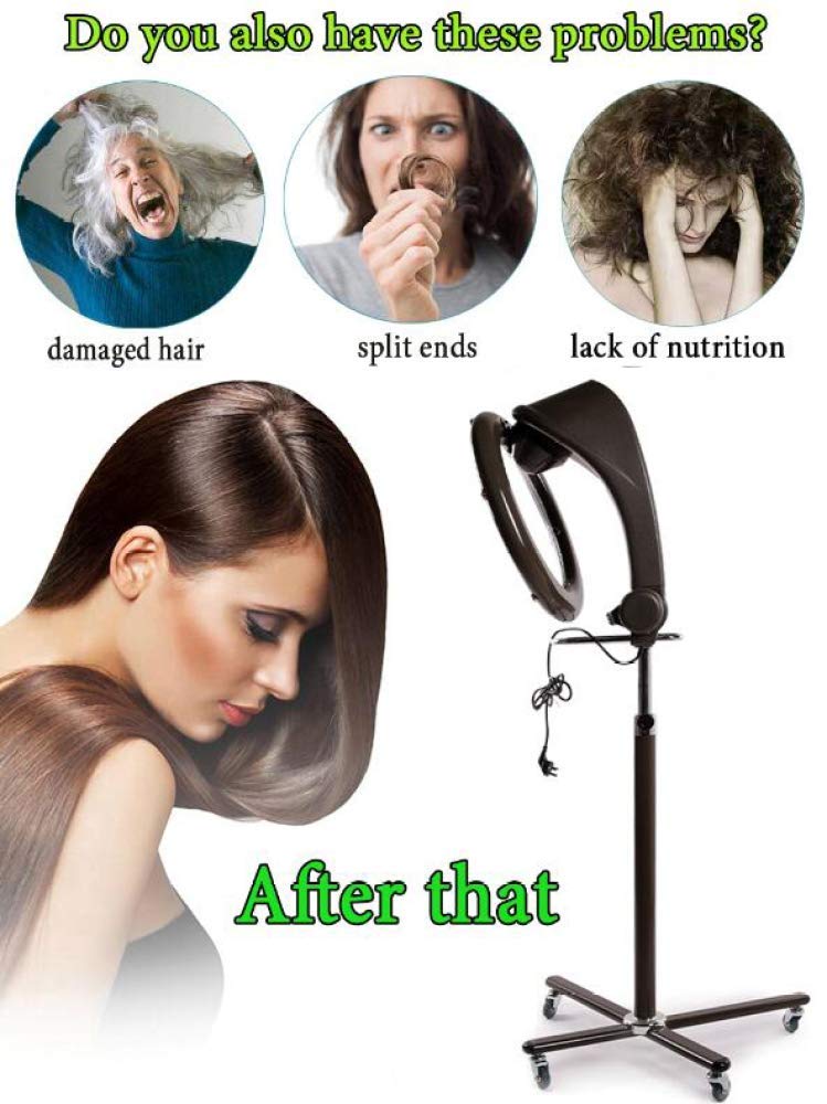 Salon fryzjerski Procesor koloru, climazone, Stand Up Styling Hood Suszarka do włosów z podłogą na kółkach, Podgrzewacz, Profesjonalny sprzęt do salonu piękności Fryzjerstwo, Regulowana temperatura