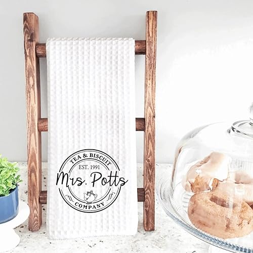 Miniatura 4 de Toalla de cocina inspirada en la película Mrs. Potts Tea & Biscuit Company Toalla de cocina (toalla de Sra. Potts)