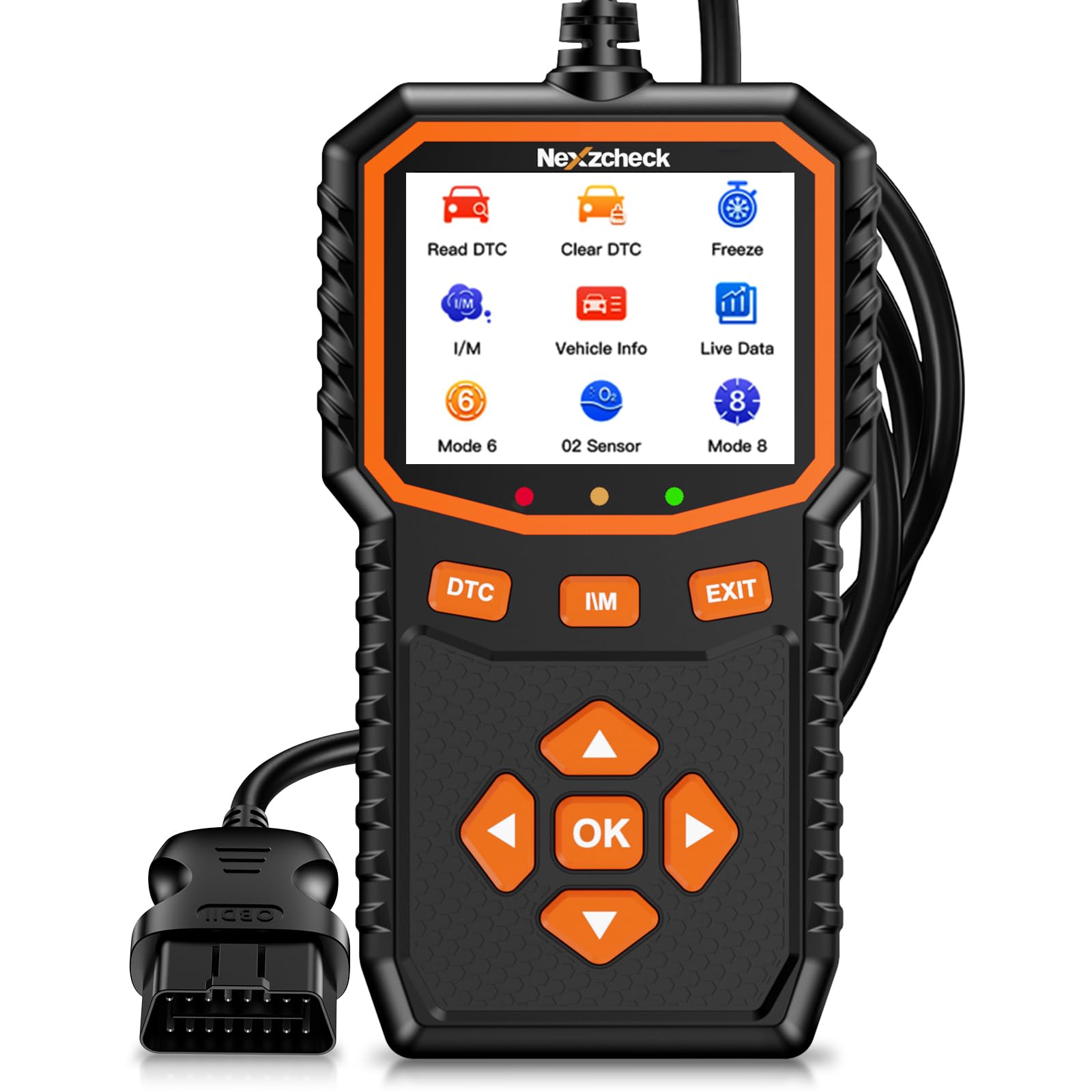 OBD2 Diagnosis Coche Scanner OBD: Máquina Diagnosis OBD2 Multimarca Apoya Español - Lector Diagnóstico para Borrar Códigos de Error Controlar Luz Motor Compatible BMW Mercedes Audi Vehículos OBDII
