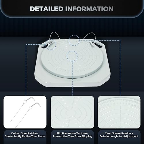 Miniatura 3 de 2 herramientas de alineación de rueda, rueda de aleación de magnesio, placas de alineación de herramientas giratorias de alineación de herramientas