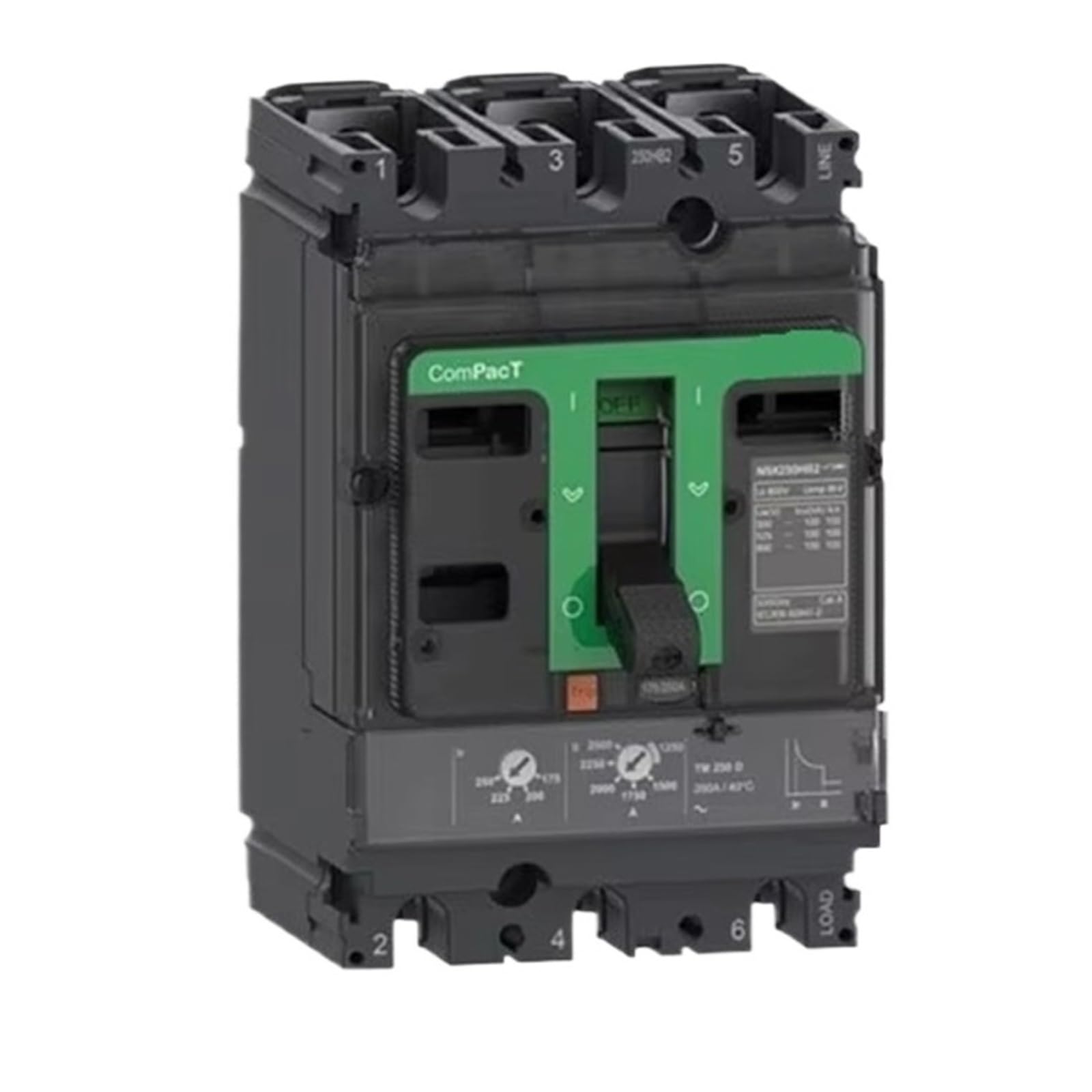 TYEXCZARF Fixed Circuit Breaker Molded Case Circuit Breaker NSX250F400A630A TMD400 3P3D(50A,3P)