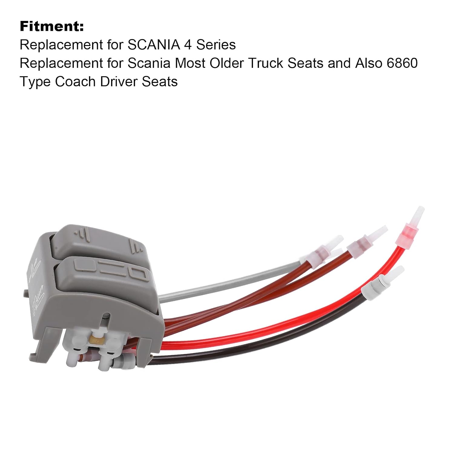 Auto Parts Fit for Seat Height Adjusting Switch Right 1440371 Automotive Control Unit Replacement for Scania 4 Series Accessory