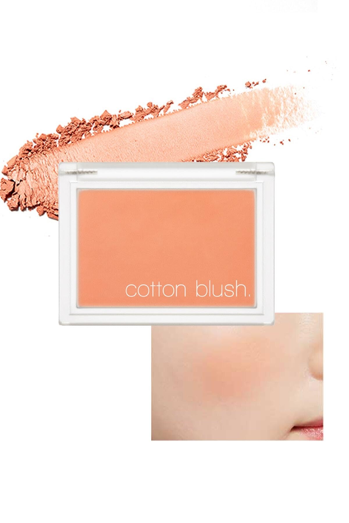 Missha Yumuşak Dokulu Kolay Sürülebilen Allık Cotton Blusher (Carrot Butter Cream)