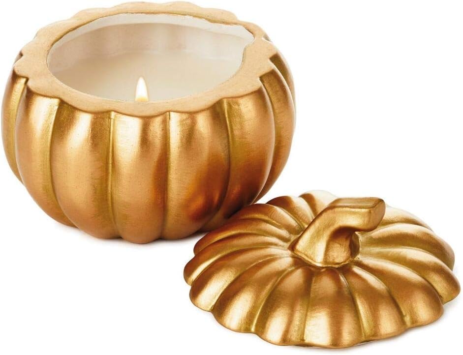 HMK Fall-Scented Ceramic Pumpkin Candle