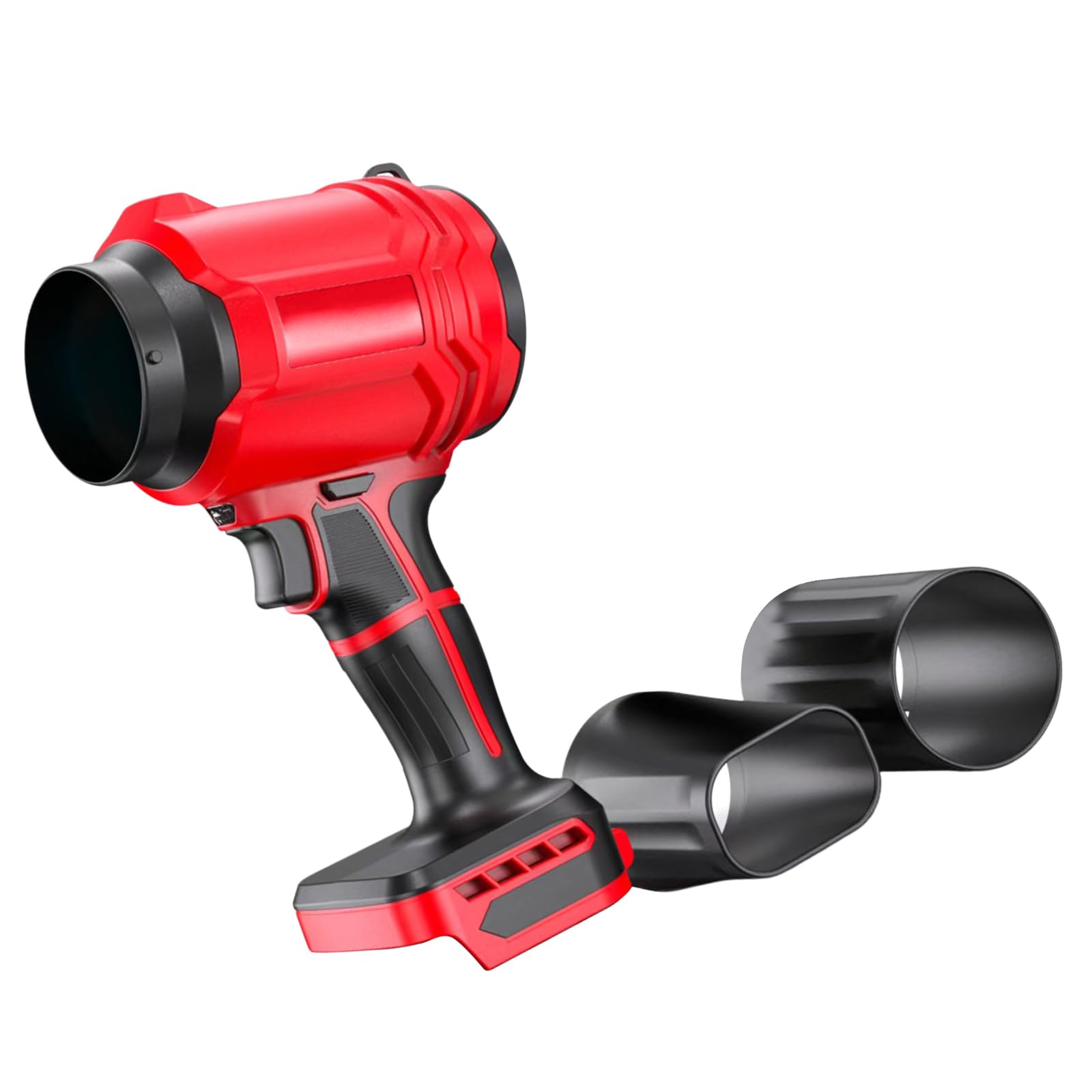 Speed 40000RPM - Juego de sopladores inalámbricos de 21 V, perfecto para batería con 2 boquillas, mango ergonómico, herramienta profesional de limpieza de jardín