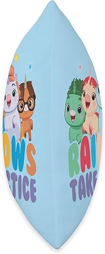 Miniatura 2 de Rainbows Take Practice - Almohada (18 x 18 pulgadas), multicolor